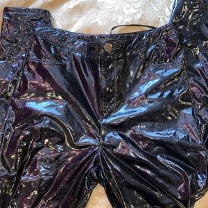 Misguided vinyl pants